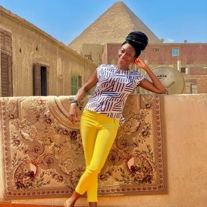 Ankle length cropped pants